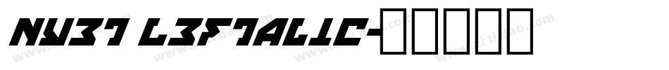 Nyet Leftalic字体转换